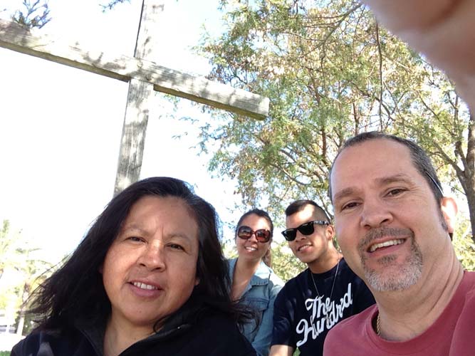 Leticia, Baby Tammy, Master Jack, and Eddie Taylor "Easter at Saddleback Church"